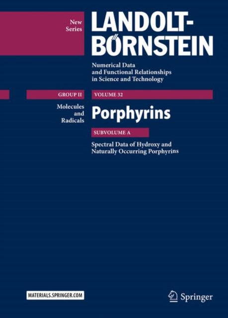 Book cover of: Porphyrins. By: M. D. Lechner
