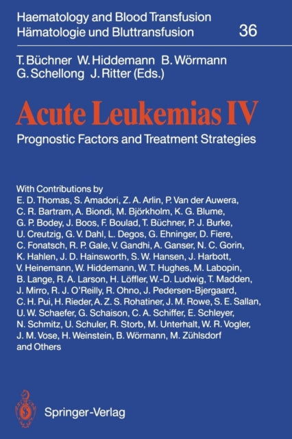 Book cover of: Acute Leukemias IV. By: T. Büchner