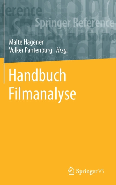 Book cover of: Handbuch Filmanalyse. By: Malte Hagener