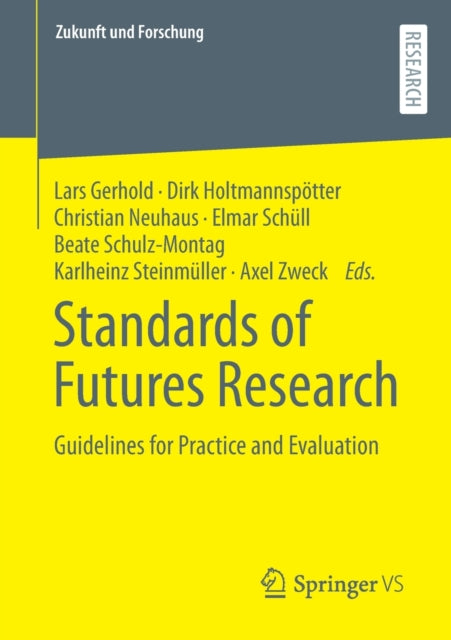 Book cover of: Standards of Futures Research. By: Lars Gerhold