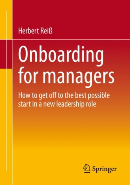 Book cover of: Onboarding for managers. By: Herbert Reiß