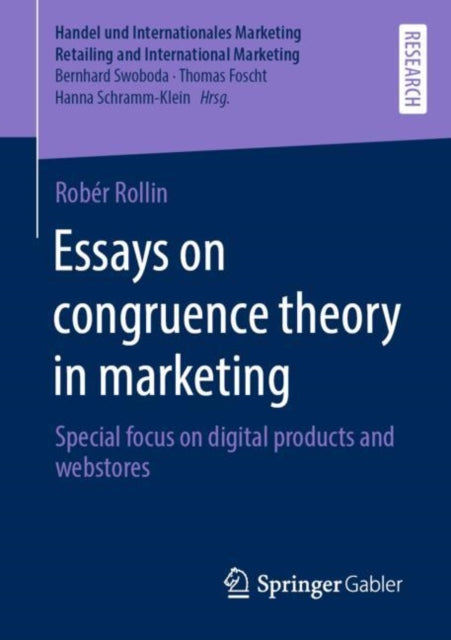 Book cover of: Essays on congruence theory in marketing. By: Robér Rollin