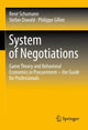 Book cover of: System of Negotiations. By: René Schumann