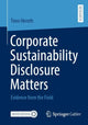 Book cover of: Corporate Sustainability Disclosure Matters