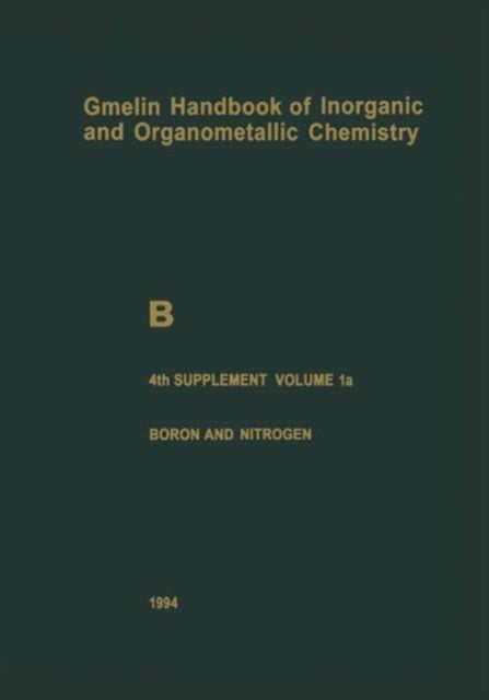 Book cover of: B Boron Compounds. By: Lawrence Barton