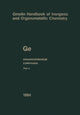 Book cover of: Ge Organogermanium Compounds. By: John E. Drake
