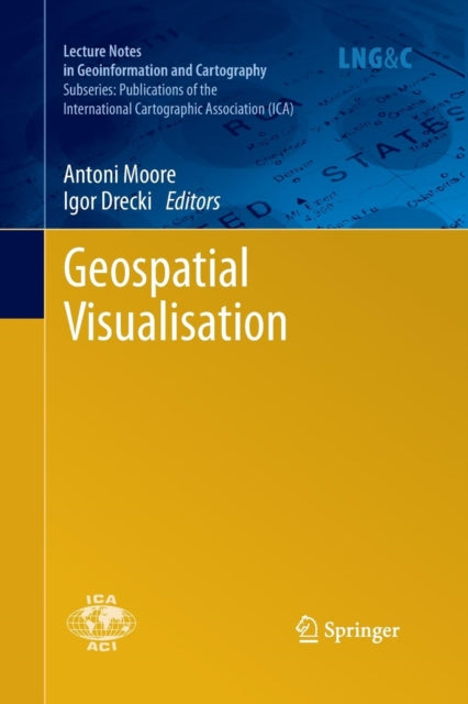 Book cover of: Geospatial Visualisation. By: Antoni Moore