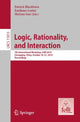 Book cover of: Logic, Rationality, and Interaction. By: Patrick Blackburn