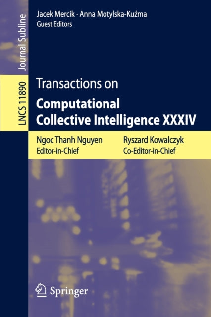 Book cover of: Transactions on Computational Collective Intelligence XXXIV. By: Ngọc Thanh Nguyễn