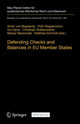 Book cover of: Defending Checks and Balances in EU Member States. By: Armin von Bogdandy