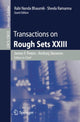 Book cover of: Transactions on Rough Sets XXIII. By: James F. Peters