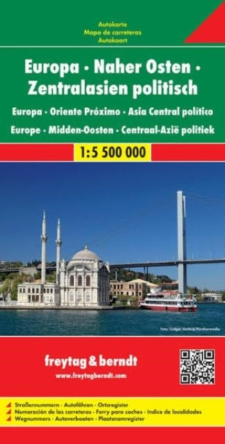 Book cover of: Europe - Middle East - Central Asia Political Road Map 1:5 500 000