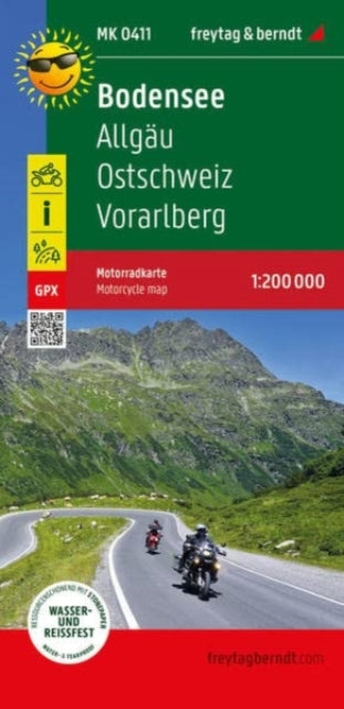 Book cover of: Lake Constance, Motorcycle map 1:200.000