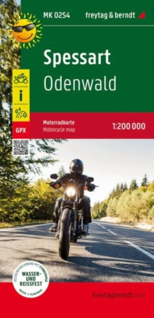 Book cover of: Spessart, motorcycle map 1:200,000, freytag & berndt