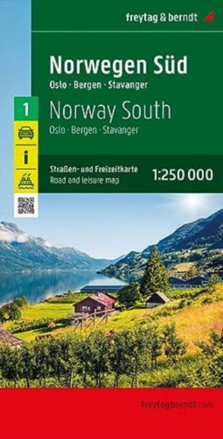 Book cover of: Norway South, Road and Leisure Map