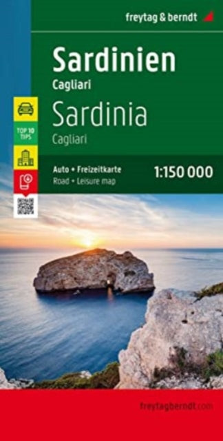 Book cover of: Sardinia - Cagliari, Roadmap 1:150.000