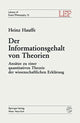 Book cover of: Der Informationsgehalt von Theorien