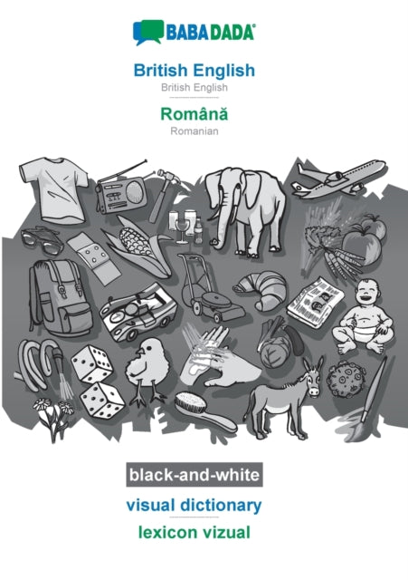 Book cover of: British English - Romană, visual dictionary, BW
