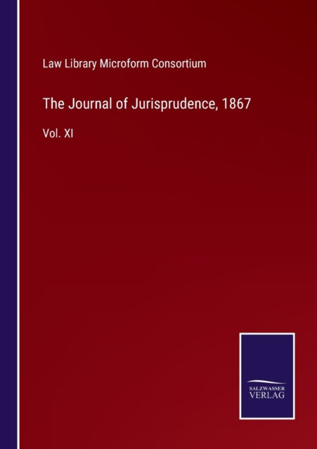 Book cover of: Journal of Jurisprudence, 1867