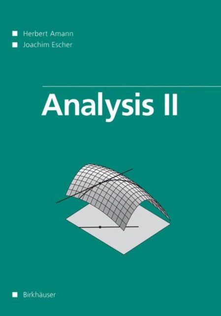 Book cover of: Analysis II. By: Herbert Amann