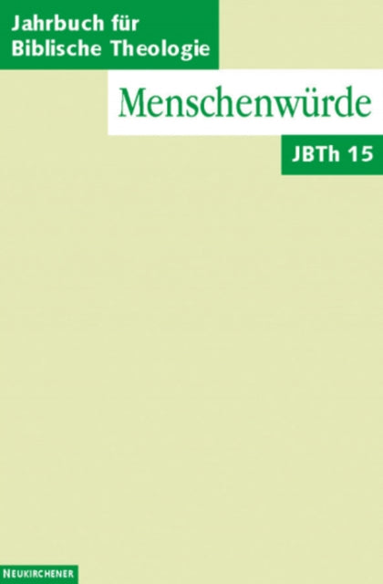 Book cover of: Die Wurde des Menschen. By: Paul D. Hanson