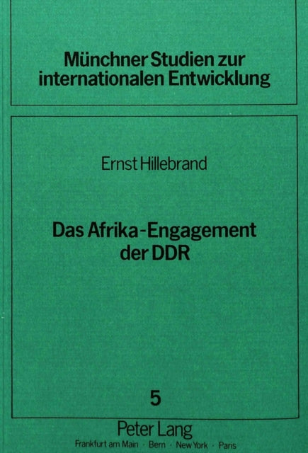 Book cover of: Das Afrika-Engagement der DDR
