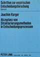 Book cover of: Akzeptanz von Strukturierungsmethoden in Entscheidungsprozessen