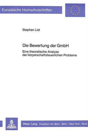 Die Bewertung der GmbH