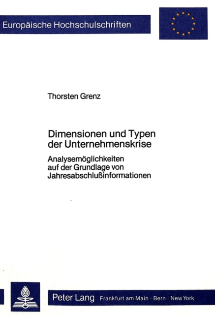 Book cover of: Dimensionen und Typen der Unternehmenskrise