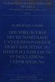 Book cover of: Die vorlaeufige Deckungszusage unter besonderer Beruecksichtigung ihrer Handhabung in der Lebensversicherung