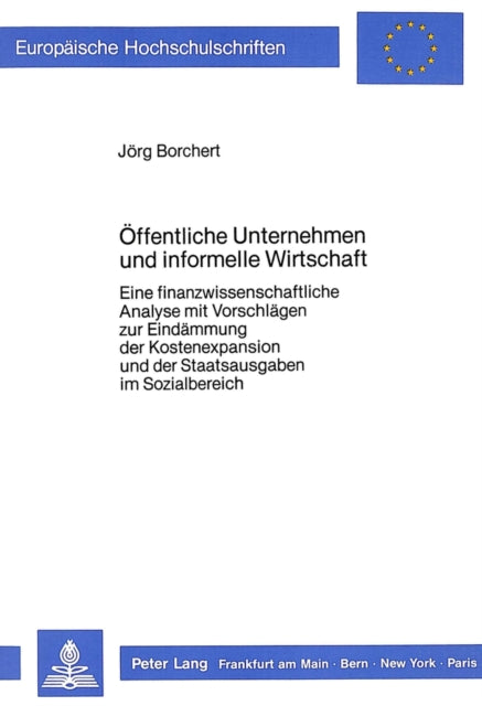 Book cover of: Oeffentliche Unternehmen und informelle Wirtschaft