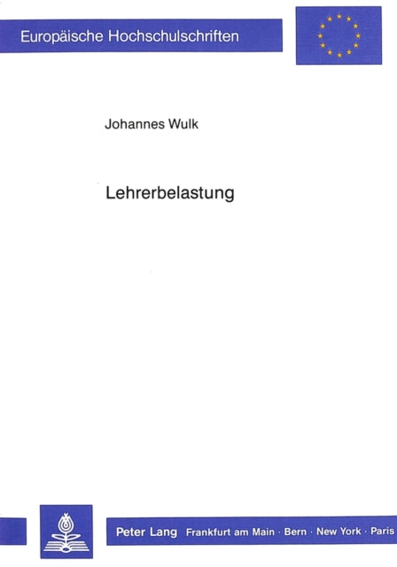 Book cover of: Lehrerbelastung