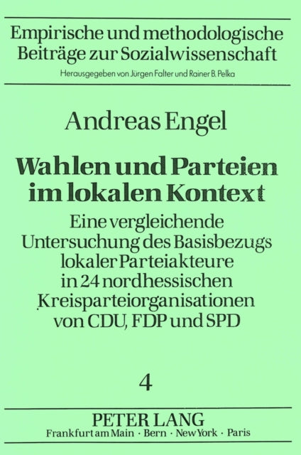 Book cover of: Wahlen und Parteien im lokalen Kontext