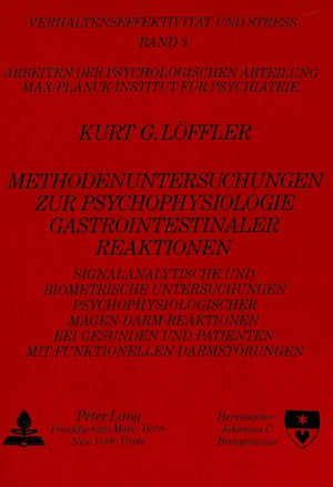 Methodenuntersuchungen zur Psychophysiologie gastrointestinaler Reaktionen
