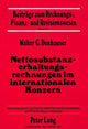 Book cover of: Nettosubstanzerhaltungsrechnungen im internationalen Konzern