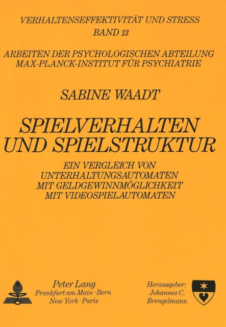 Book cover of: Spielverhalten und Spielstruktur