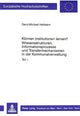Book cover of: Koennen Institutionen lernen?- Wissensstrukturen, Informationsprozesse und Transfermechanismen in der Kommunalverwaltung