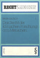 Book cover of: Das Recht Der Klinischen Forschung Am Menschen. By: Erwin Deutsch