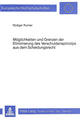 Book cover of: Moeglichkeiten und Grenzen der Eliminierung des Verschuldensprinzips aus dem Scheidungsrecht