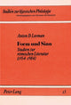 Book cover of: Form und Sinn