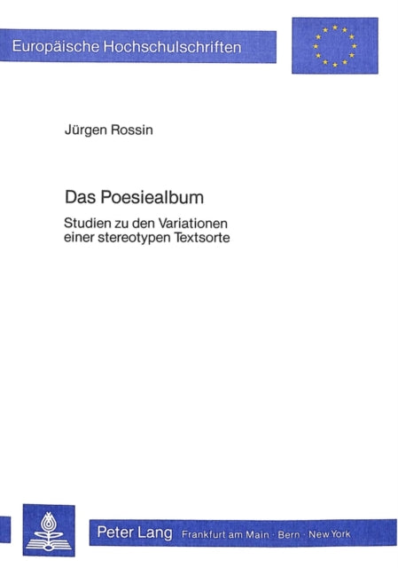 Book cover of: Das Poesiealbum