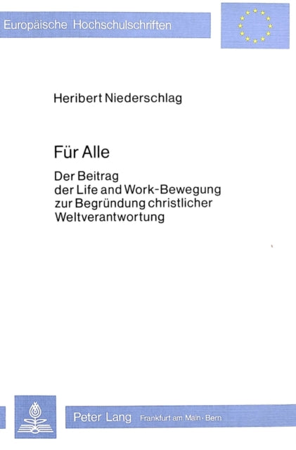 Book cover of: Fuer alle. By: Heribert Niederschlag