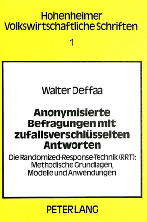 Anonymisierte Befragungen mit zufallsverschluesselten Antworten