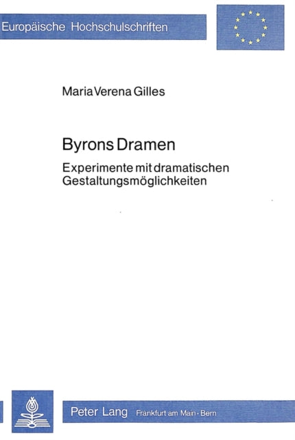 Book cover of: Byrons Dramen. By: Maria Verena Gilles
