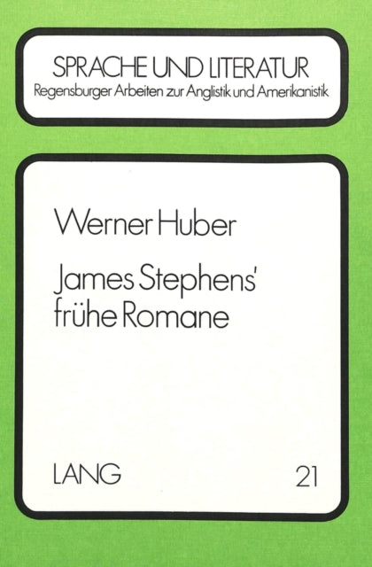 Book cover of: James Stephens' fruehe Romane