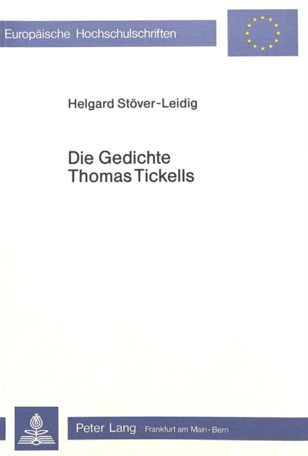 Book cover of: Die Gedichte Thomas Tickells