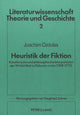 Book cover of: Heuristik der Fiktion