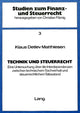 Book cover of: Technik und Steuerrecht