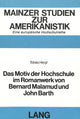 Book cover of: Das Motiv der Hochschule im Romanwerk von Bernard Malamud und John Barth