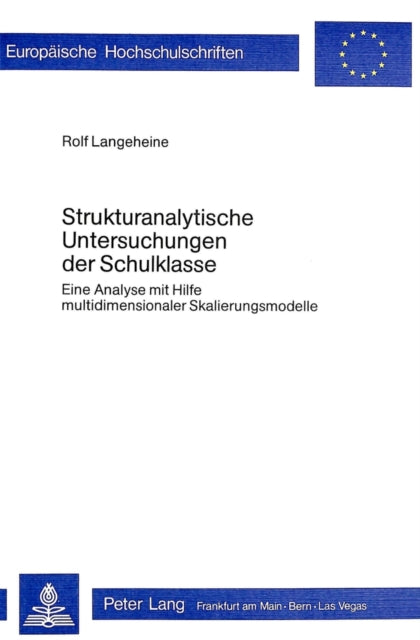 Book cover of: Strukturanalytische Untersuchungen der Schulklasse